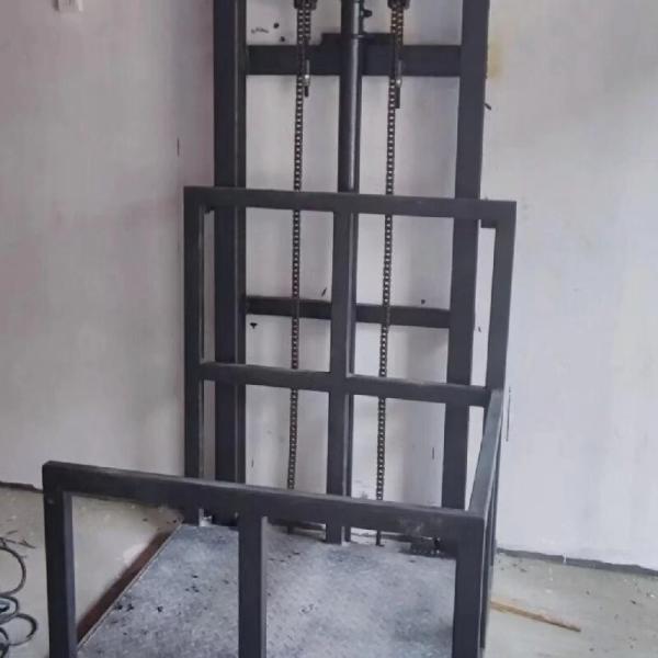Steel Hydraulic Cargo Lift Elevator – (1–12m) Lifting Height with PLC Control