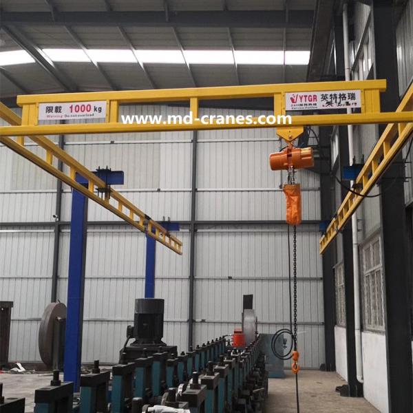 350KG 500KG 800KG Kbk Model Overhead Crane Exported to Malaysia Singapore America