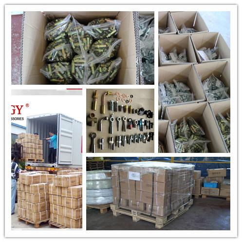 carbon steel galanized zinc plated coating brake hose line pipe fittings