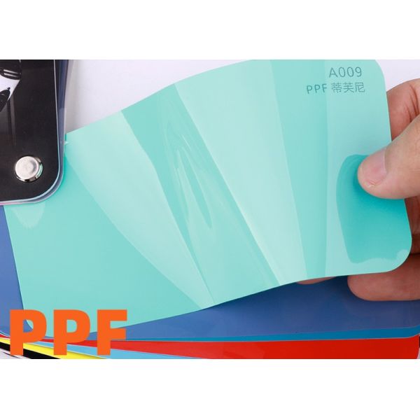 1.52x15m TPU Glossy white Vinyl Air Bubble Free Wrapping Glossy Sky Grey Paint Protection Smart Tint PPF Car Color Changing Film TPU tph PPF color