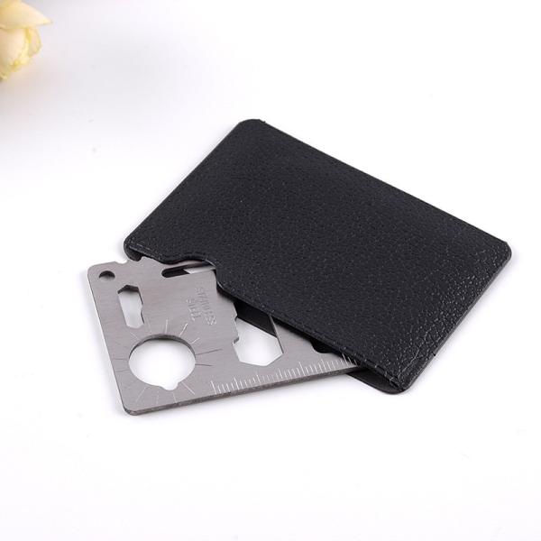 Functional Outdoor Promotional Tool Card Stainless Steel Tool Card Logo Customized