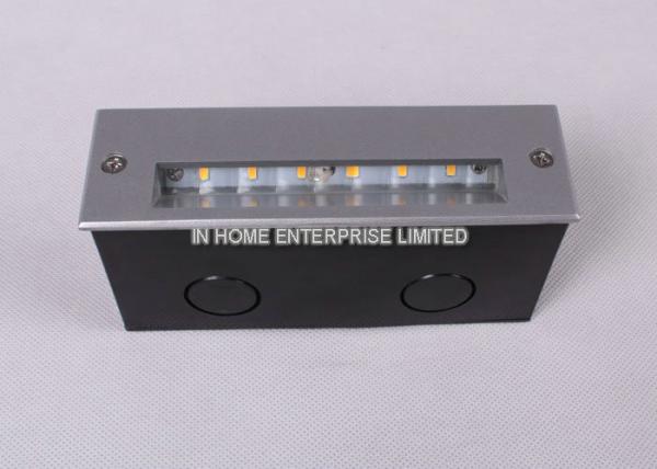 A parede exterior Recessed quadrado ilumina a luz conduzida fixada na parede 145 * 45 da etapa da escada