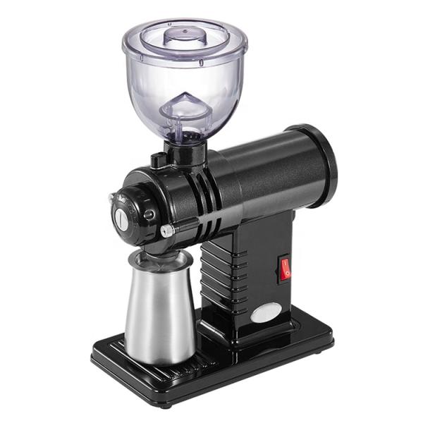 Update Type Commercial Burr Coffee Grinder With Measuring Brush Spoon