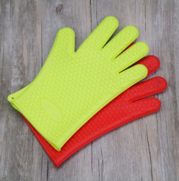 Multifunctional Silicone Rubber Brush Gloves Heat Insulated For Dishwasher