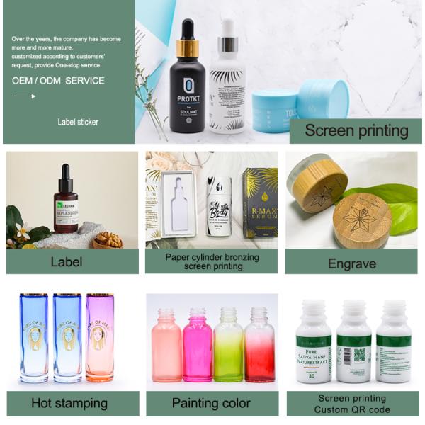 контейнеров сливк цены по прейскуранту завода-изготовителя 50g опарник Eco роскошных черных стеклянных дружелюбный