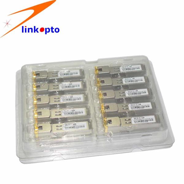 медь приемопередатчика Rj45 10G 30M Sfp с оборудованием Alcatel