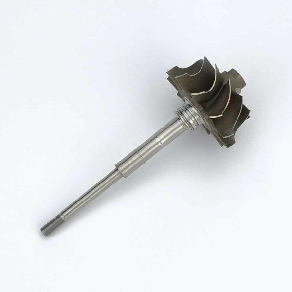 MS-TECH Turbo T2 Turbine Wheel Shaft 435257-0001 435257-0002 435257-0004 Ind 53mm Exd 41.73mm Blades11