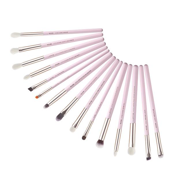 Eco Friendly Soft Dense Eye Makeup Brush Set Jessup Eyeshadow Brushes