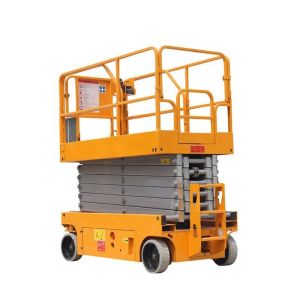 Small Scissor Lift 4m 6m 230kg Aerial Work Scissor Lift Platform