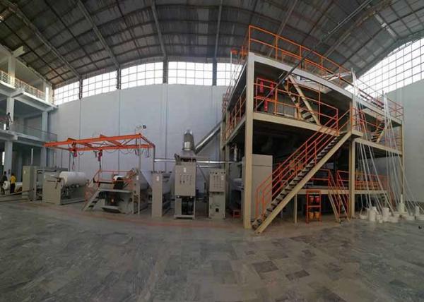 1160Kva 350m/Min Spunbond Non Woven Fabric Machinery For Protective Cloths