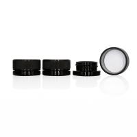 Frascos de vidro preto fosco 9 ml Frasco de vidro concentrado UV para armazenamento Frasco de vidro resistente a crianças