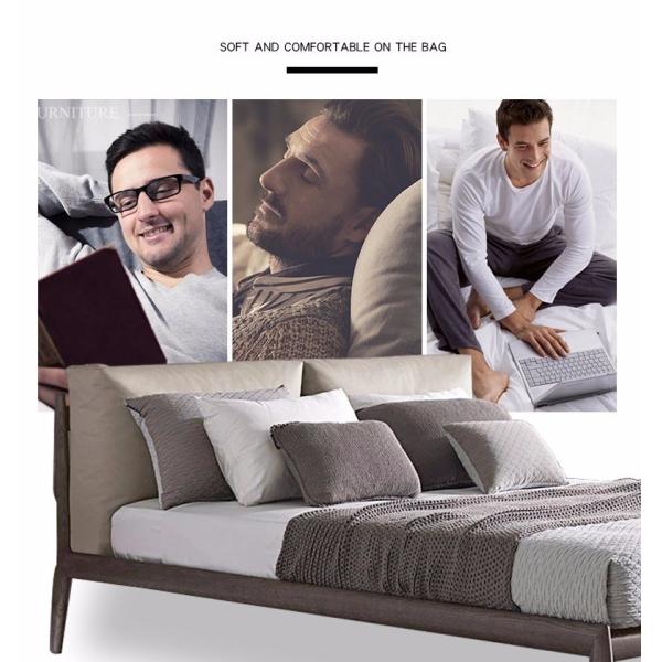 Italian King Size Bed Frame Wood Bed ZZ-BD012