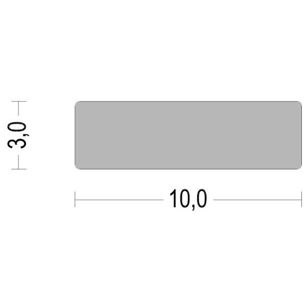 Профиль прокладки СИД алюминиевый для стикера поверхностный устанавливать на стене в thinkness 3mm
