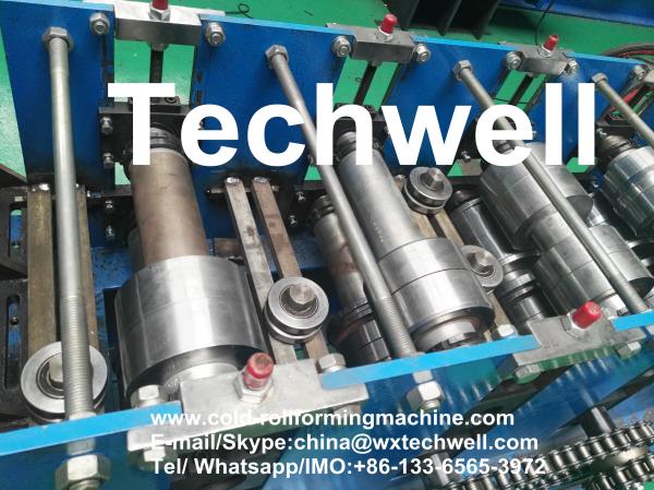 Automatic Steel Guide Rail Cold Roll Forming Machine for Making Security Door Guide Tracks