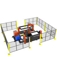 CO2 d'axe de HWASHI 6 MIG MAG TIG Automatic Welding Robot Panasonic avec le système de alimentation de fil