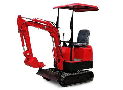 Construção de Mini Excavator Machine For Foundation da cor vermelha
