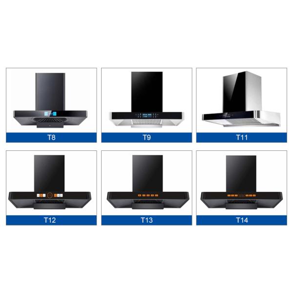 Touch Switch Kitchen Electric Modern Stylish Extractor T Shape Cooker Hood Range Hoods