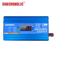 Inverter modificado de 1200W Inverter de onda sinvergüenador Power Power DC QVV a AC 220V