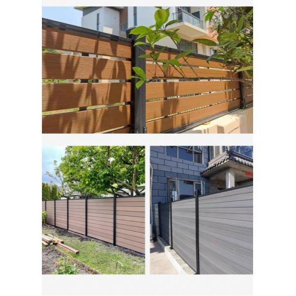 Eco Composite Wood Textured WPC Fence Panel 160*20mm