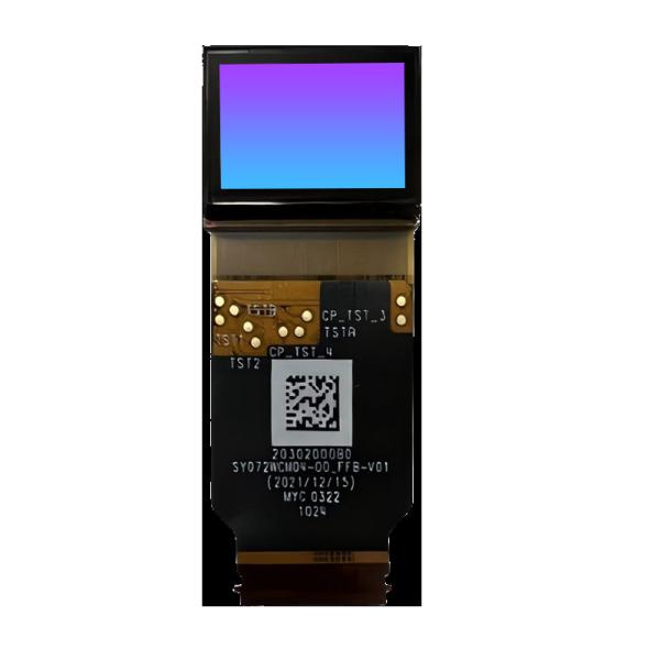 0.72 Inch Micro OLED Display Module with 2000 C/D Brightness and 500,000:1 Contrast Ratio for Optimal Viewing