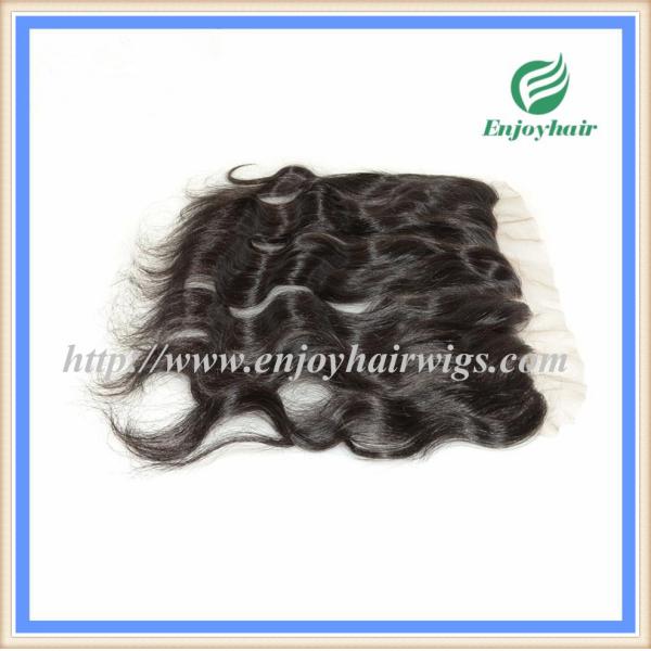 Brazilian virgin hair lace frontal 13''x4'' ,natural color body wave 10''-24''L hairpiece