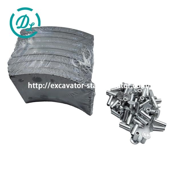 EexcavaStart Dongfeng Truck Brake Lining Q54 Front 137x100x12.5mm