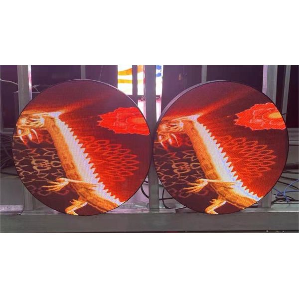 Outdoor P4.28 Round LED display screen /Circle LED Logo Display