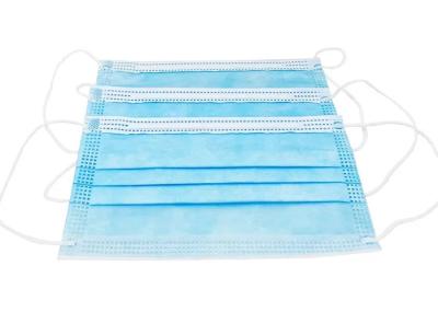 Fluid Resistant 3 Ply Face Mask 50pcs For Produstion Department Working