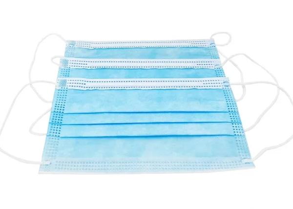 ISO Disposable Earloop Face Mask 20 X 22 X 25gsm With Adjustable Nose Clip