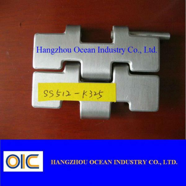 Stainless Steel Sideflex Flat-top Chain, type 880TAB-K325 880TAB-K325 882TAB-K500 882TAB-K600