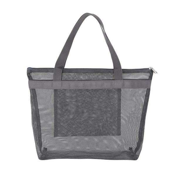 Tote Mesh Makeup Travel Storage Wash Bag Large Capacity Portable Multi-Pocket Beach Bag Swimming Bag