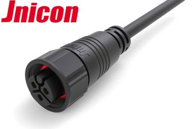Pre - Wire 3 Pole Female 20A Waterproof Connectors Custom Cable Size And Length