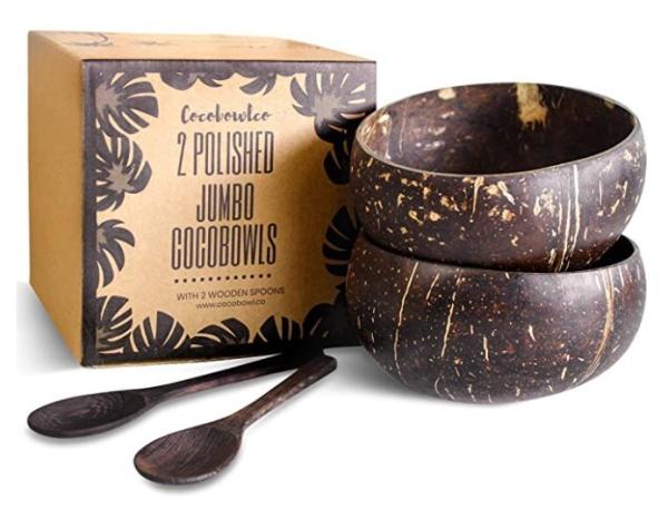 Polished Technique Coconut Bowl and Spoon Gift Set Popular Handicrafts from Vietnam