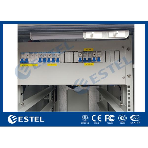 Stainless Steel IP56 Weatherproof Telecom Equipment Racks Outdoor Dual Door