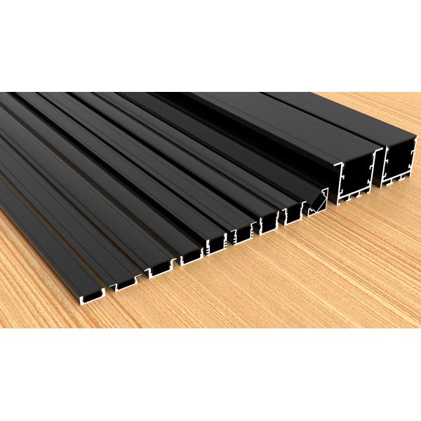 6063 T5 привели ширину IP44 светлого канала 12mm прокладки с крышкой замороженной ПК