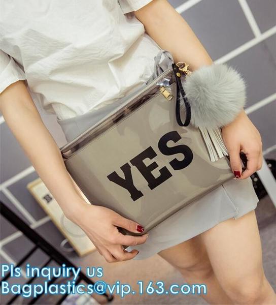 Slider Zipper PVC k Bag With Hanger Hook For Men's Vest, Slider Zipper Bags For Towel Washing Goods Packaging, zip