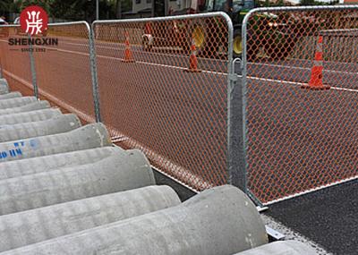 PVC Coated Chain Link Construction Temporary Wall Fence Diamond Shape