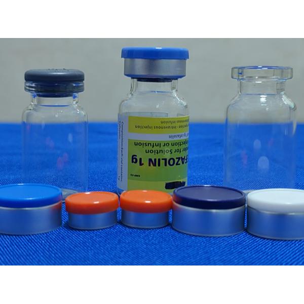 Molded Type I Glass Vial Medical Glass Vial 10ml With Rubber Stopper