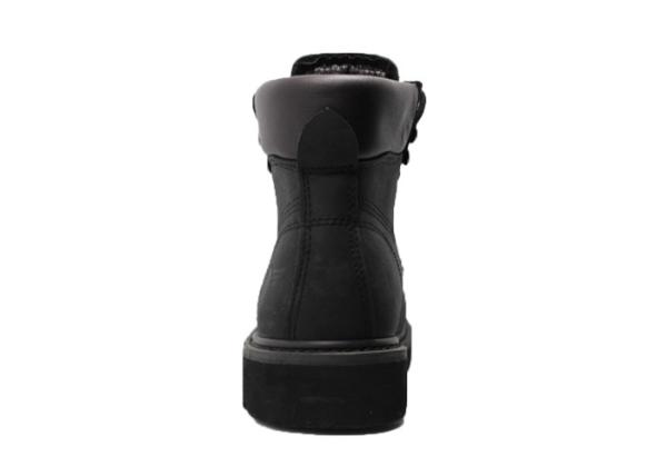 Black Nubuck Leather Breathable Mens Boots Goodyear Welt  Anti- Slip Safety