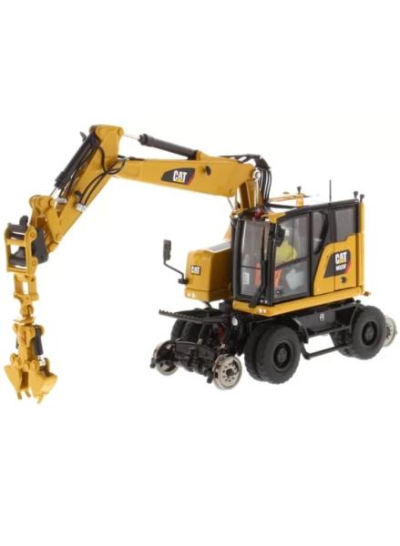DM 1:50 CAT M323F Multifunctional Railway Wheeled Excavator Alloy Model 85662