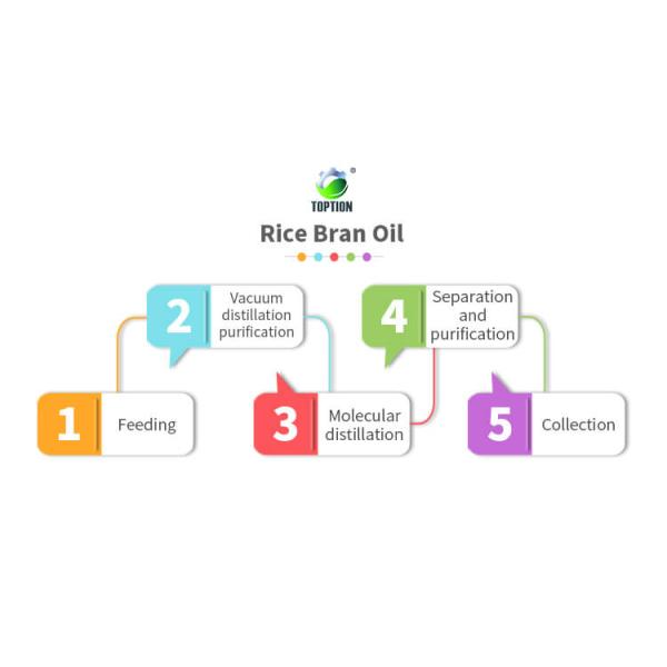 Rice Bran Oil Molecular Distillation SS Vacuum Distillation Equipment
