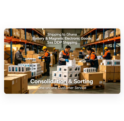 Battery / Magnetic Electronic Goods DDP Shipping Australia Sea Freight