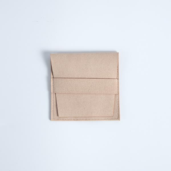 Custom Logo Accepted 6.2*6.2 Cm Multi-color Velvet Flip Cover Fashion Necklace Jewelry Storage Bag