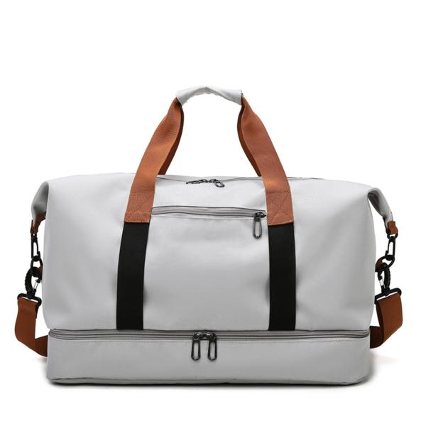 Women Sports Yoga Mat Gym Bags , Travel Duffel Bag for Weekender Overnight