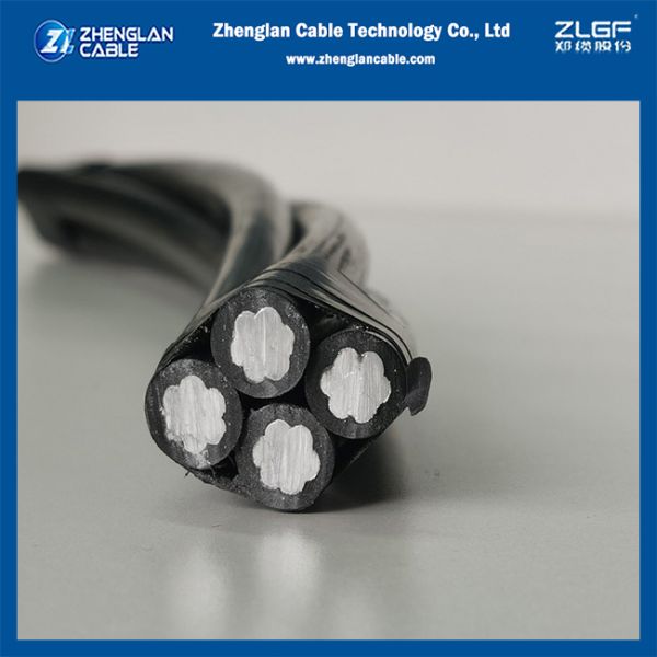 Low Voltage Self Supporting Aerial Bundled Cable ABC 3x25+54.6mm2 with AAC/XLPE and AAAC/XLPE Conductors