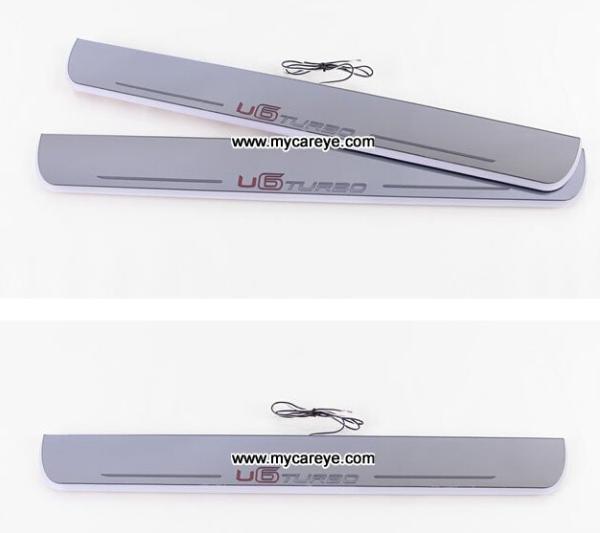 Luxgen U6 Turbo logo door light kit auto light sill door pedal for car