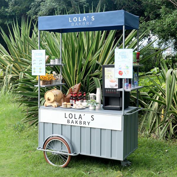 Chinese Ice Cream Mobile Cheap Price Street Crepe Fast Food Cart Tricycle Mobile Food Truck