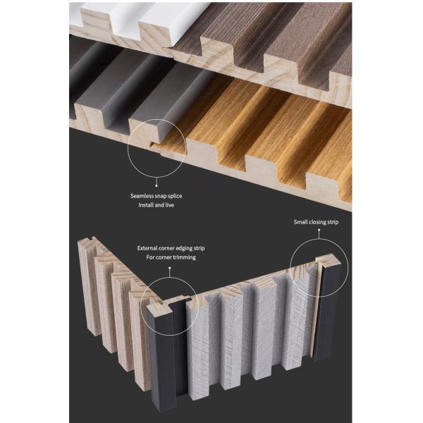 Легкая установка Декоративная деревянная решетка для стен современного стиля