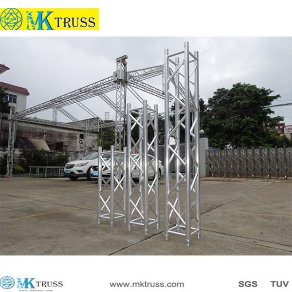 Trade Show Truss Lighting Main Tube 50*2mm/50*3mm/50*4mm 400*400*2500mm