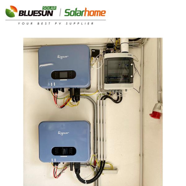 Bluesun Factory All in One Complete Hybrid Solar Energy System 10kw 12kw 15kw Home Solar Power System Solution